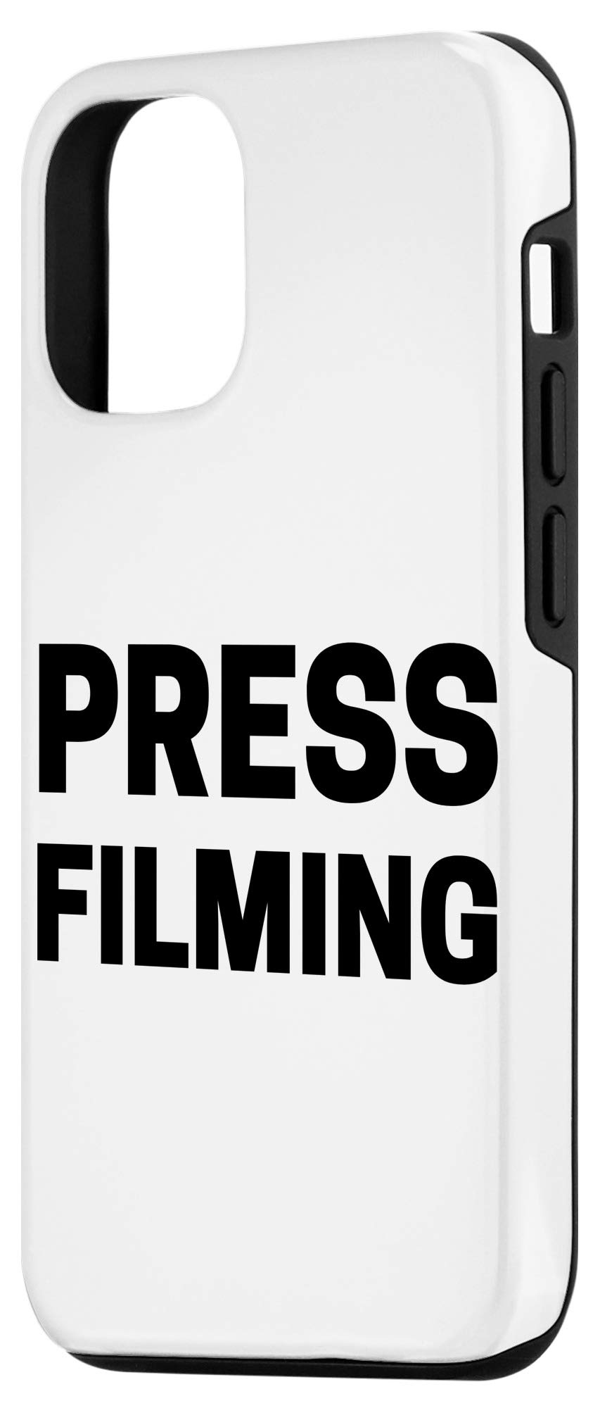 iPhone 12/12 Pro Press Filming Case - Shockproof Protective Cover with Built-in Lens for Vlogging & Content Creation - Perfect for YouTube, TikTok & Social Media Videos