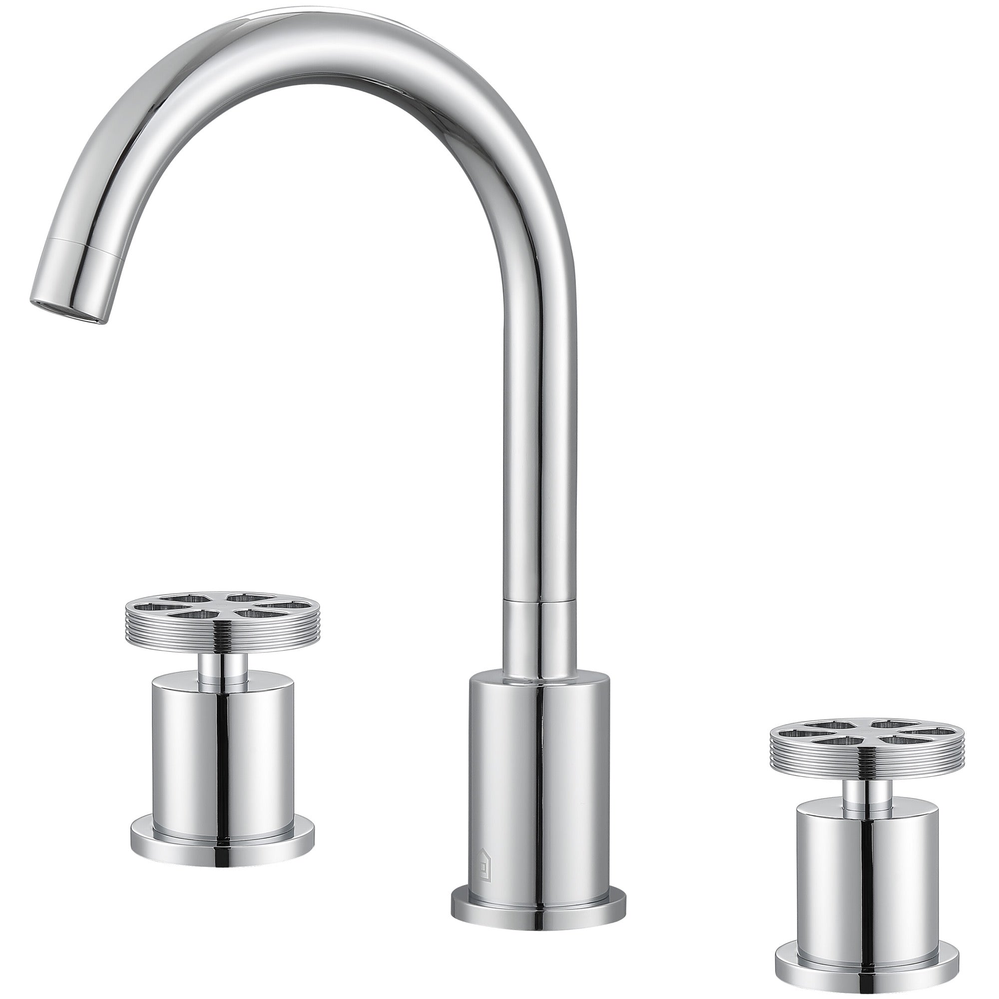Ancona Nova Series Widespread Bathroom Faucet in Chrome - Modern Chrome Finish for Bathroom Sink - Perfect for Home, Hotel & Commercial Use