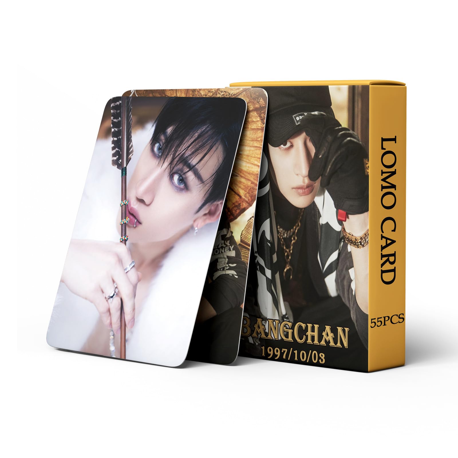 Stray Kids Photocards 55 PCS - Official Kpop Album Photo Cards Collection - Bang Chan, Felix, Hyunjin & More - Perfect Gift for STAY Fans - Ideal for Scrapbooking, Bullet Journals & Kpop Merch Displays