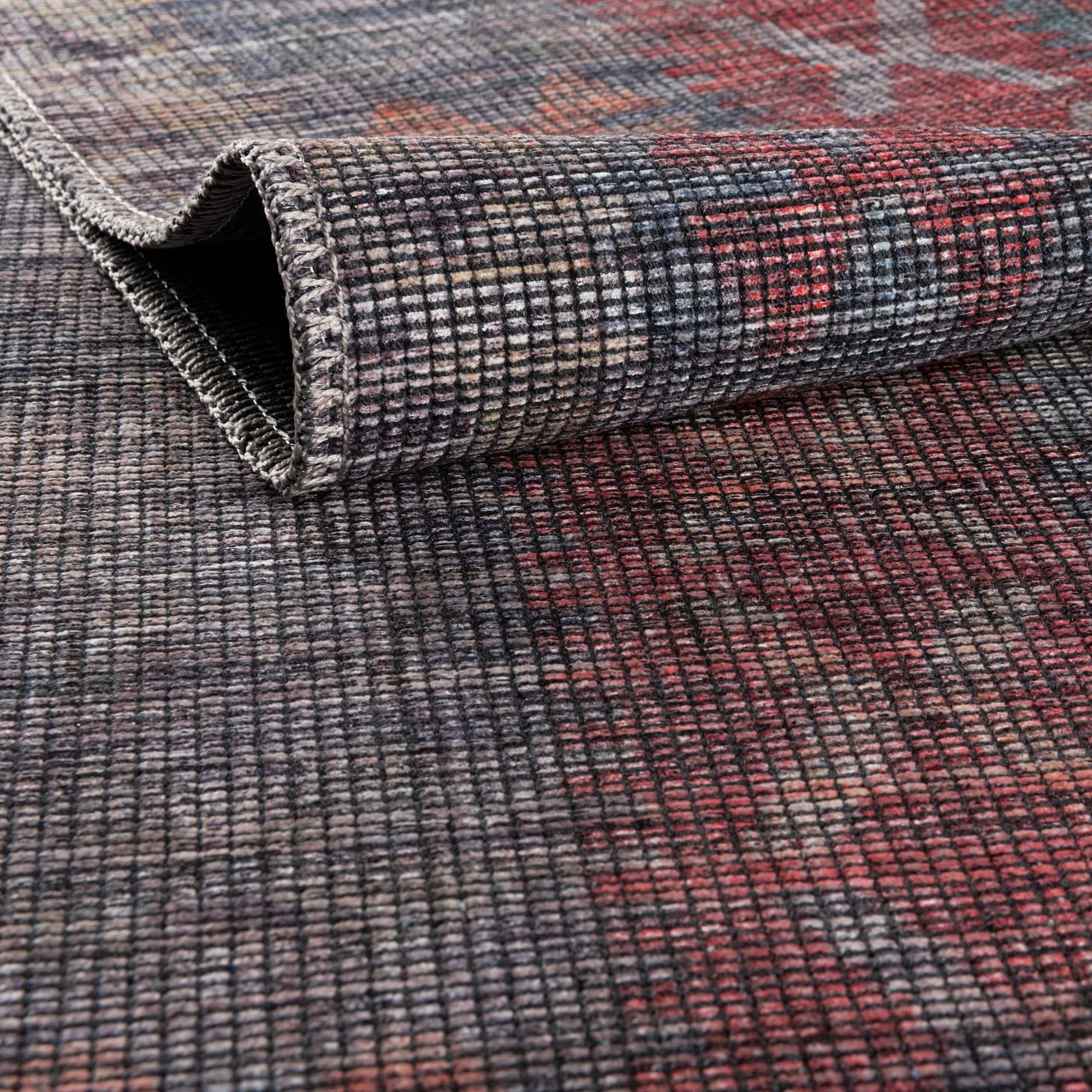 Washable 14 Ft Runner Rug - Blue Flatweave Hallway & Entryway Rug | Sisu Collection by Rugs.com | Durable & Easy Clean for High Traffic Areas, Living Rooms & Bedrooms