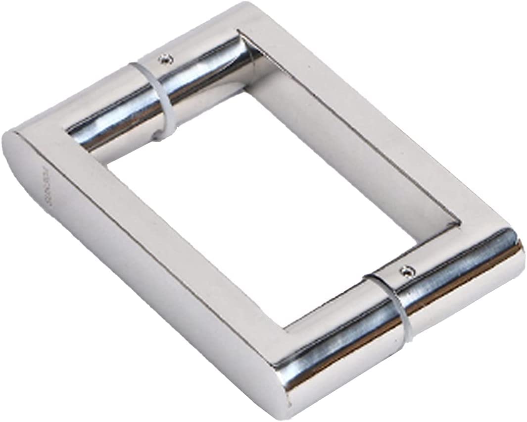 MIQXUAN 304 Stainless Steel Shower Door Handle - Polished Chrome Finish for Glass Doors, Bathroom & Shower Hardware Accessories - Perfect for Modern Bathrooms, Spa Showers & Home Renovations