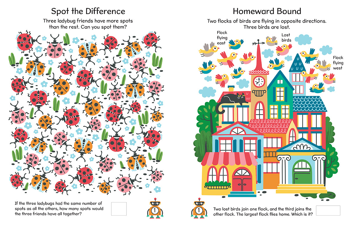 Train Your Brain: Fun and Challenging Logic Games for Adults & Kids - Improve Memory & Problem-Solving Skills at Home or School