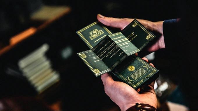 Card College Luxury Acrylic Box Set - Premium Playing Card Storage & Display Case for Collectors, Magicians & Card Enthusiasts - Perfect for Home, Office or Magic Shows