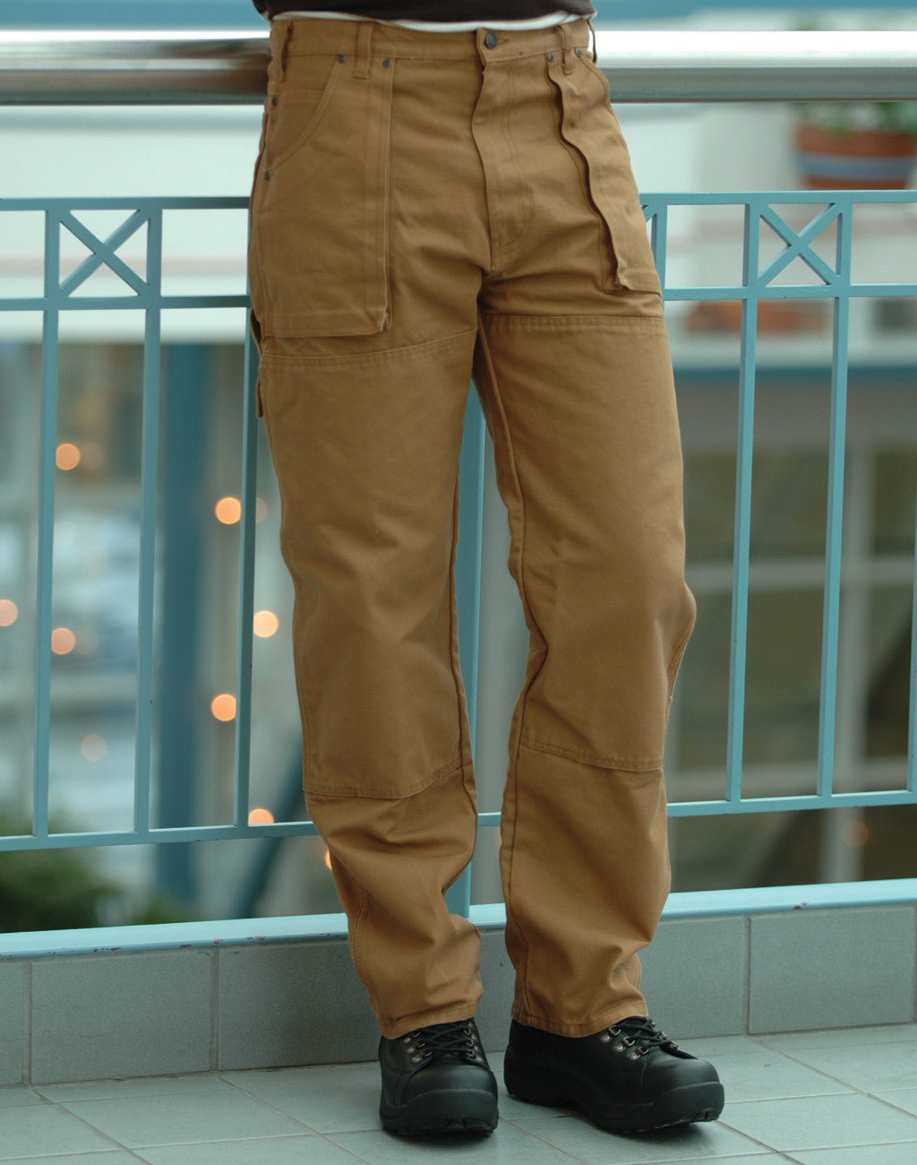 Men's Dickies Rinsed Duck Logger Jean - Durable Work Pants for Construction, Carpentry & Outdoor Activities