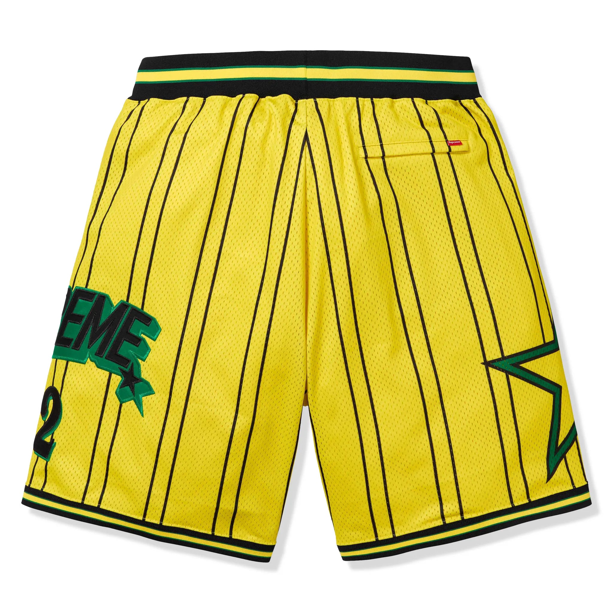 Supreme Star Basketball Shorts for Men - High-Performance Yellow Gym Shorts for Basketball, Running & Workouts - Perfect for Sports & Casual Wear