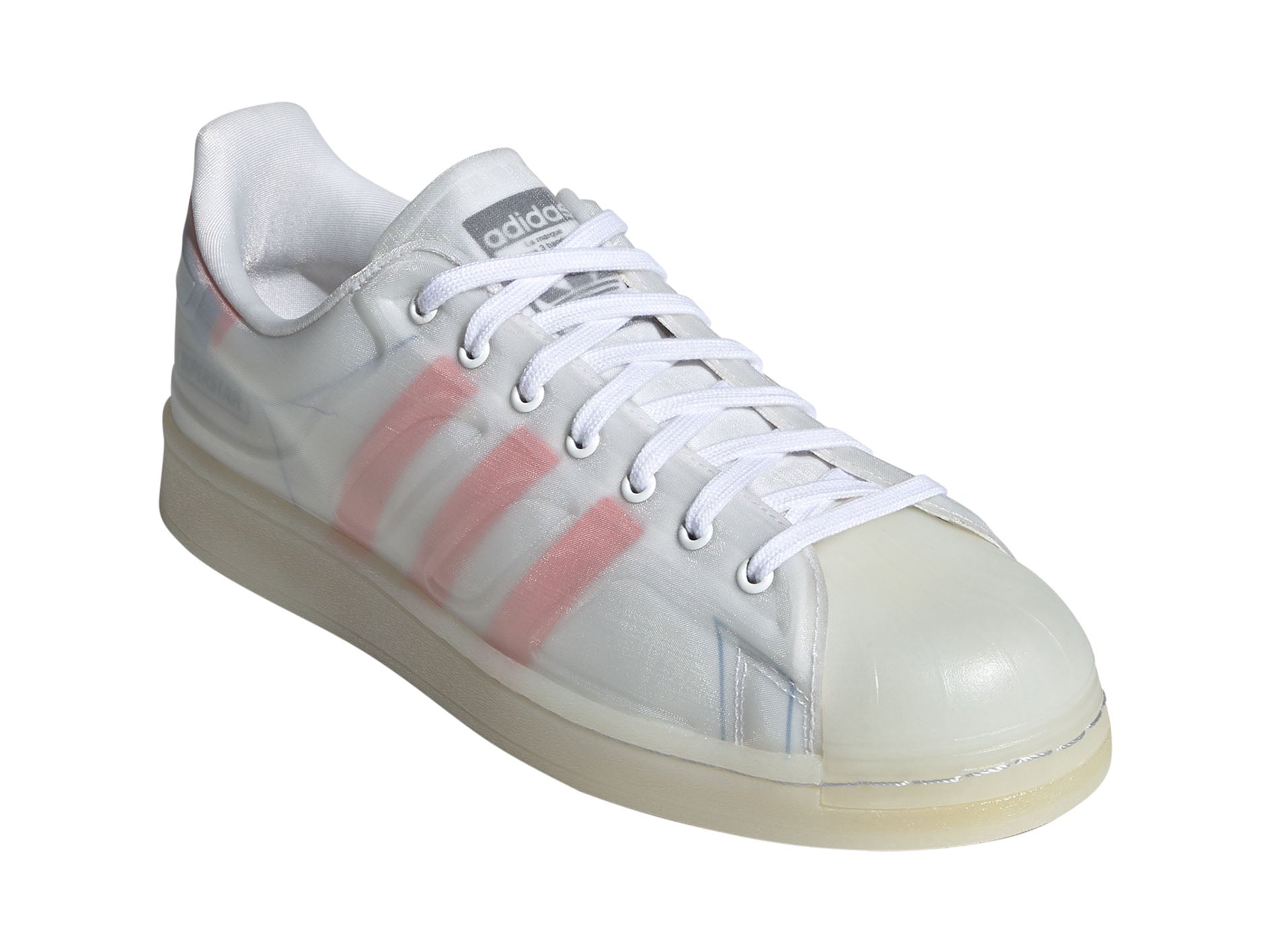 Adidas Men's Superstar Future Shell Sneakers - White/Blue/Pink FX5544 | Classic Casual Shoes for Everyday Wear & Street Style Fashion