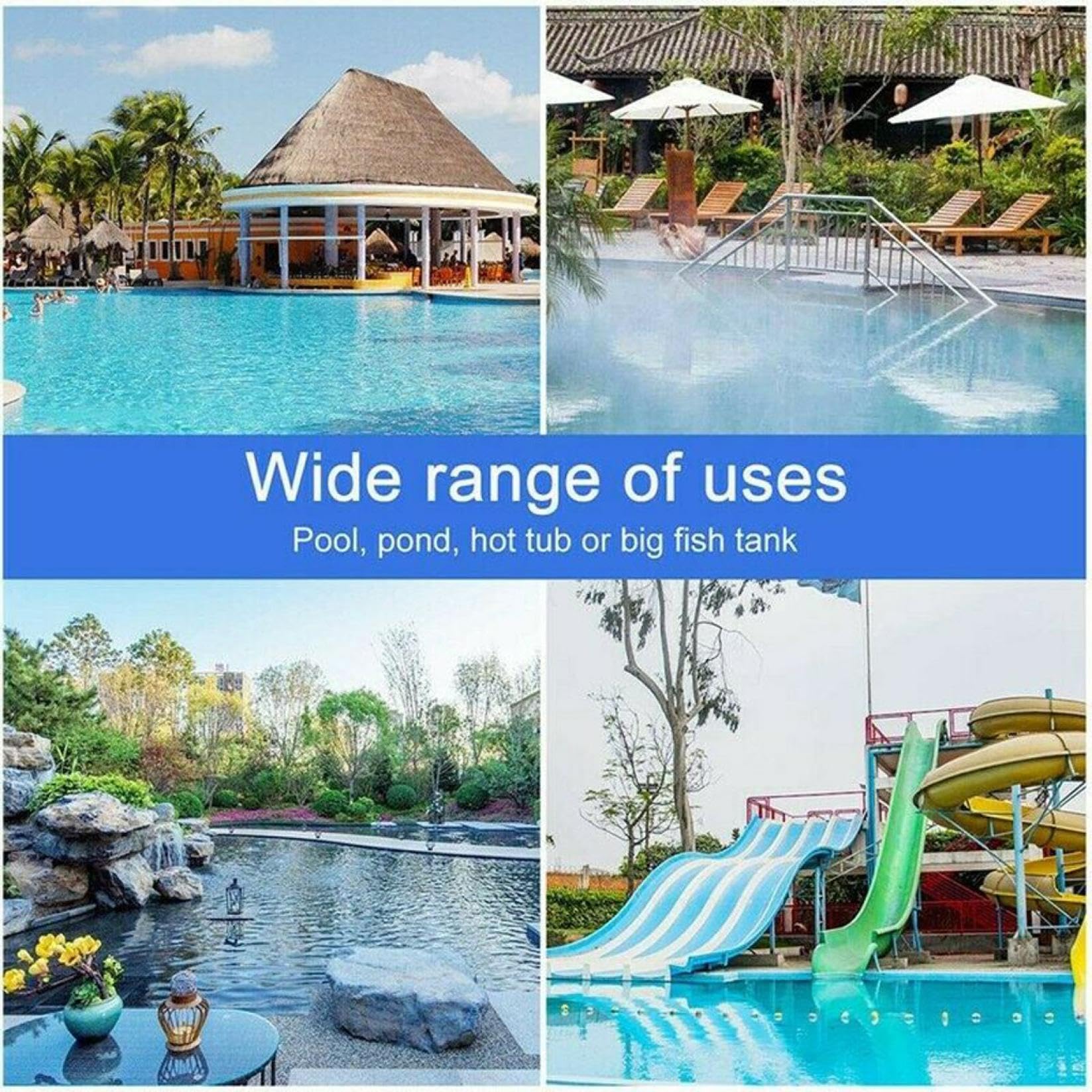 2Pcs Premium Pool Skimmer Net - Heavy Duty Fine Mesh Leaf Skimmer for Swimming Pools & Ponds | Durable Swinging Design for Easy Cleaning | Perfect for Backyard, Inground & Above Ground Pools (Great for Fall Leaf Removal & Summer Pool Maintenance)