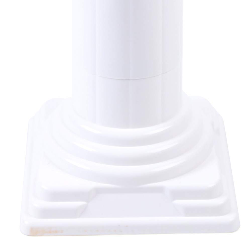 LOYALHEARTDY 4-Pack White Roman Wedding Columns - 31 Inch Tall Elegant Pillar Set for Wedding Decor, Party & Event Decoration - Perfect for Ceremony Aisle, Reception Centerpieces and Photo Backdrops