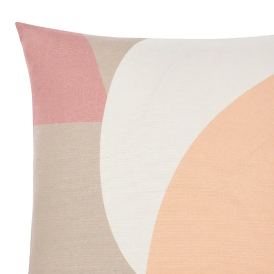 Linen House Eisha Sand Cushion - 45 x 45cm Square Decorative Throw Pillow for Sofa, Bed & Outdoor Use