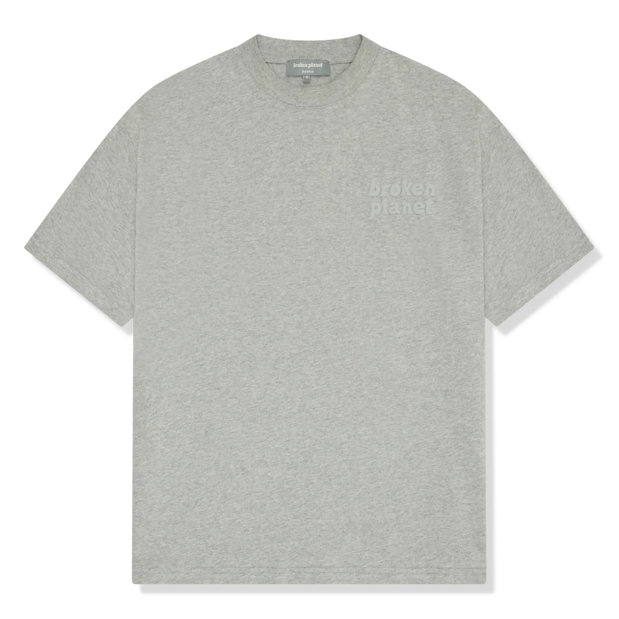 Broken Planet Basics Heather Grey T-Shirt for Men & Women | Soft Cotton Casual Tee for Everyday Wear, Street Style & Lounge Comfort