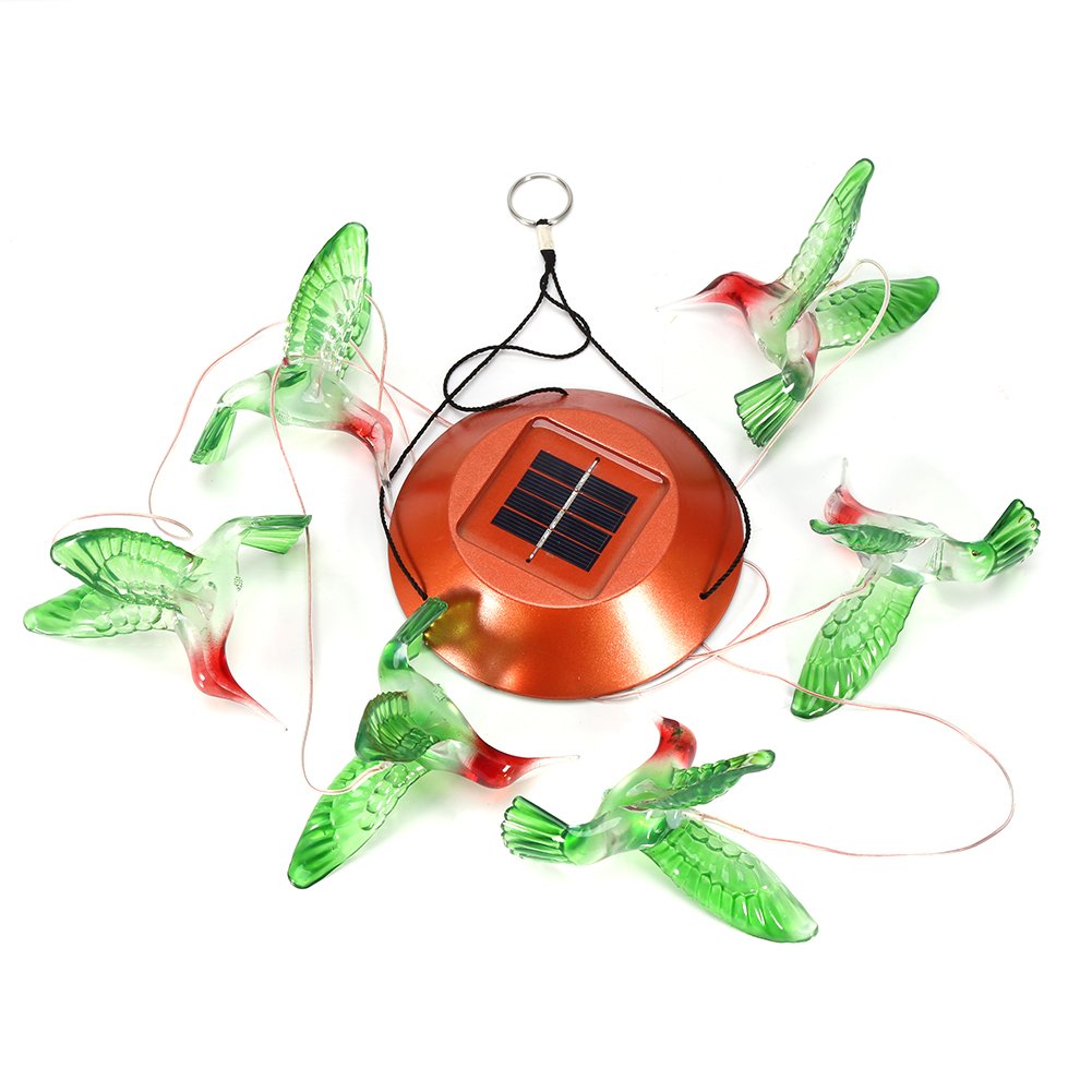 Solar-Powered Color Changing LED Wind Chime with String Lights - Outdoor Solar Garden Decor for Patio, Yard & Home - Perfect for Relaxing Evenings & Garden Parties (Colorful)