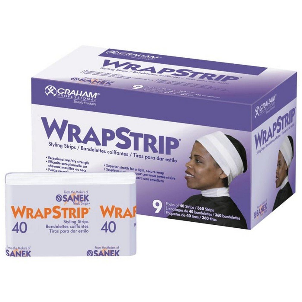 Graham Wrapstrip Styling Strips - Professional Hair Styling for Salons & Home Use