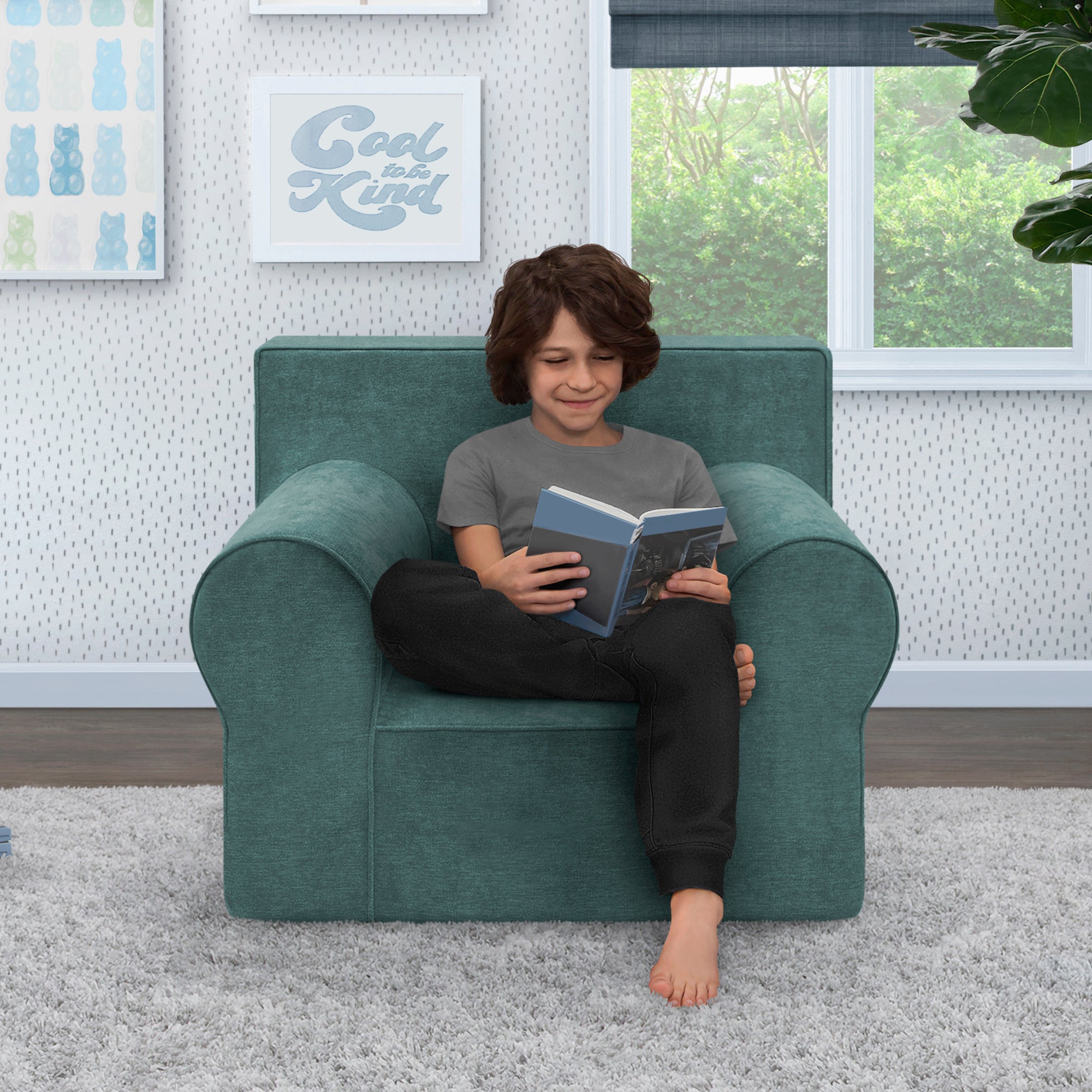 XL Cozee Foam Chair for Kids - Soft & Comfortable Floor Seating for Ages 18 Months to 12 Years - Perfect for Playrooms, Bedrooms & Reading Nooks
