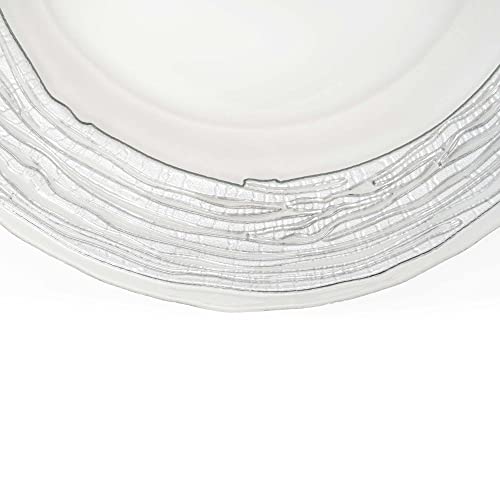Wavy Metallic Silver