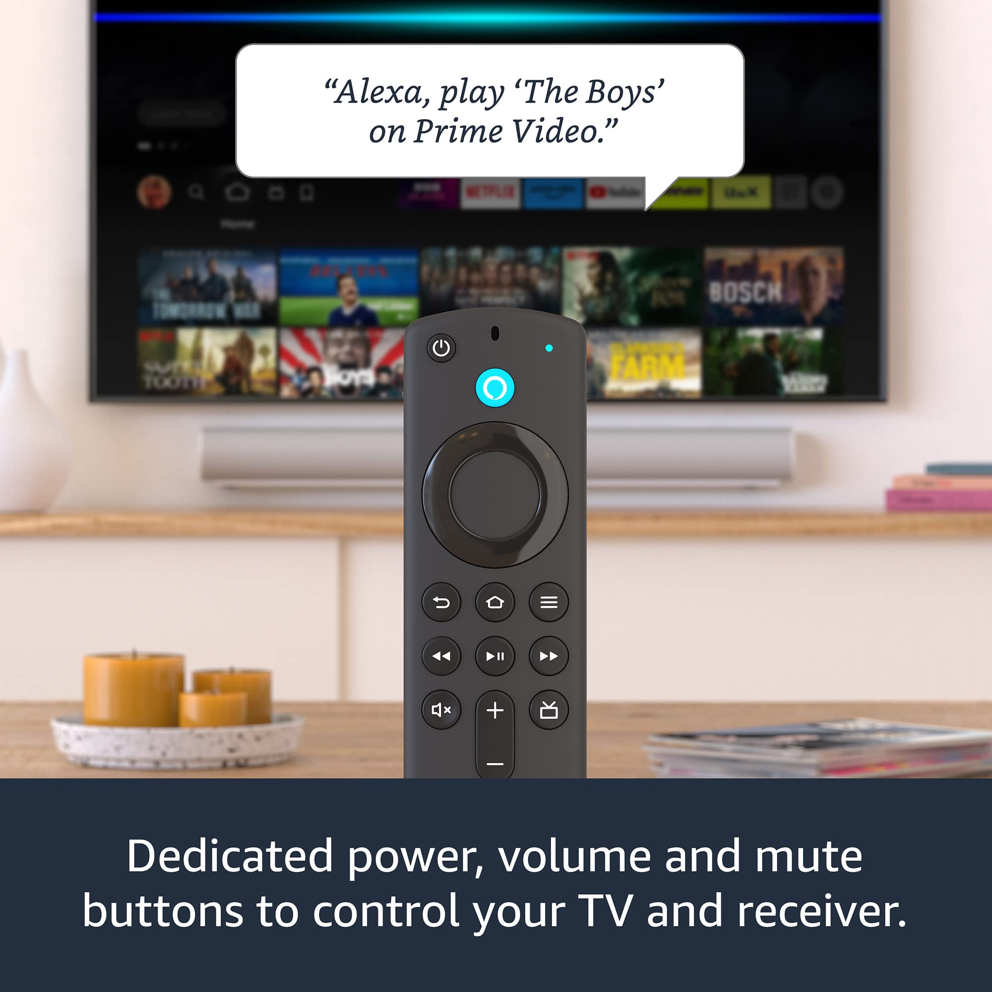 Certified Refurbished Amazon Fire TV Stick with Alexa Voice Remote (Includes TV Controls) - HD Streaming Media Player for Netflix, Hulu, Prime Video - Perfect for Home Entertainment & Smart TV Upgrade