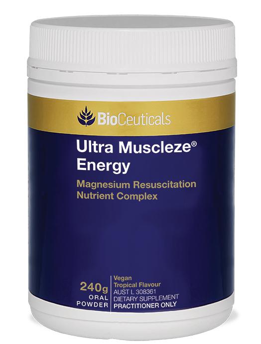 BioCeuticals Ultra Energy Powder - Premium Natural Energy Booster for Workouts & Focus | Vegan, Gluten-Free Supplement for Athletes & Busy Professionals | Pre-Workout, Office & Travel Use