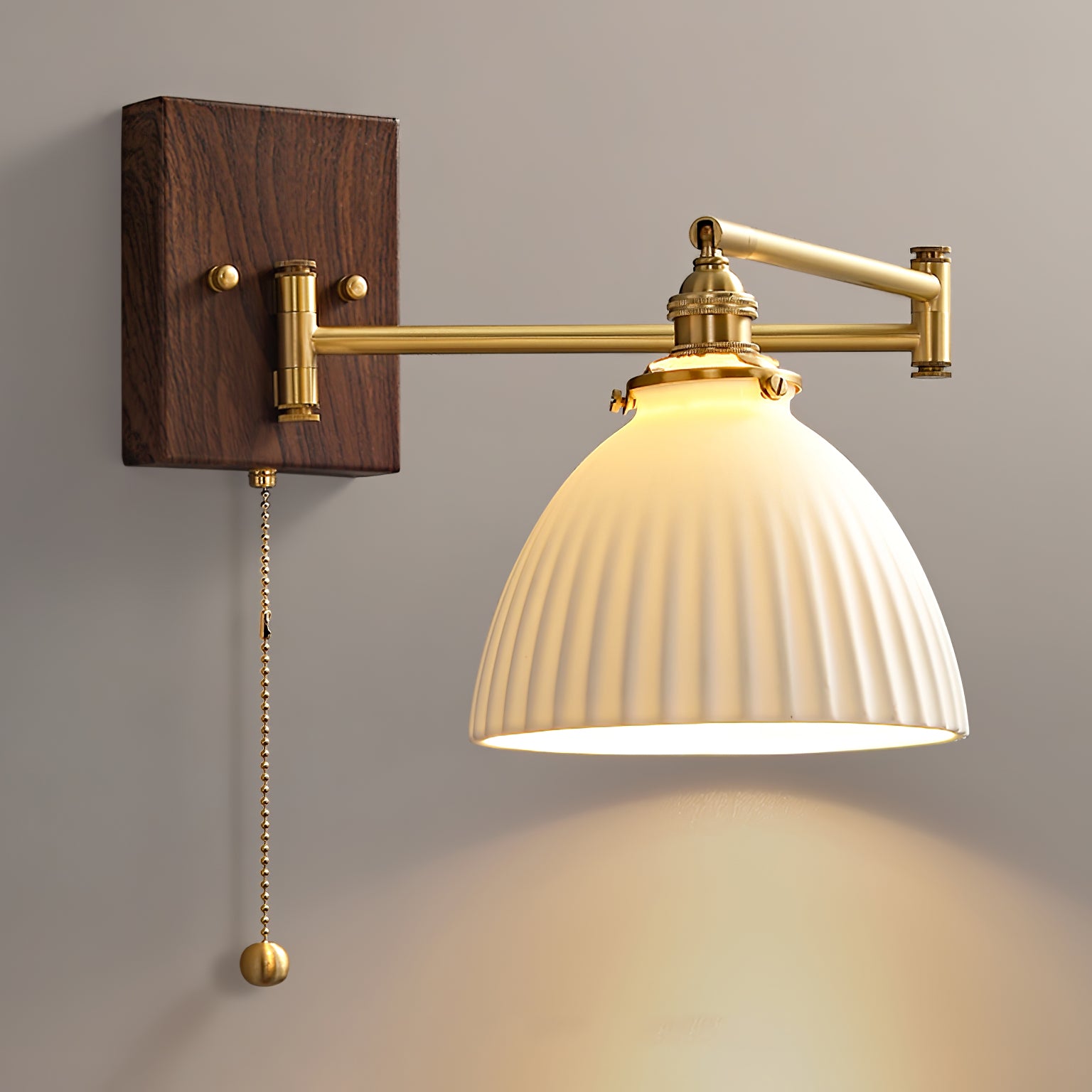 Walnut & Gold