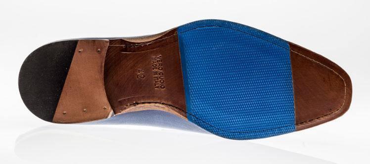 JOSE REAL AMBERES LOAFER - Handmade Italian Leather Slip-On Shoes for Men in Deep Blue | Perfect for Business Casual & Formal Occasions