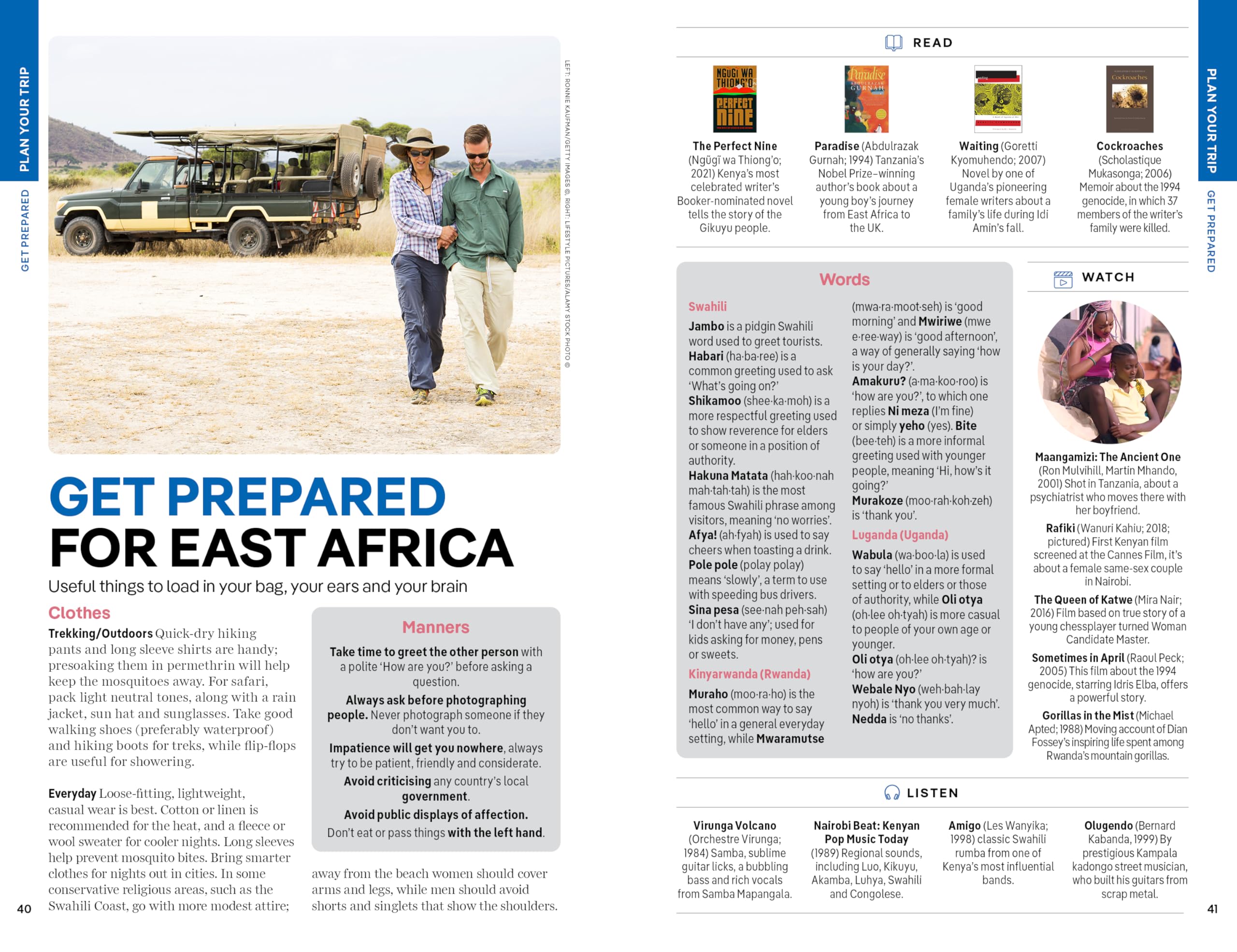 Lonely Planet East Africa Travel Guide - Best Safari & Adventure Tours 2024 | Kenya, Tanzania, Uganda Travel Tips | Perfect for Backpackers & Wildlife Enthusiasts