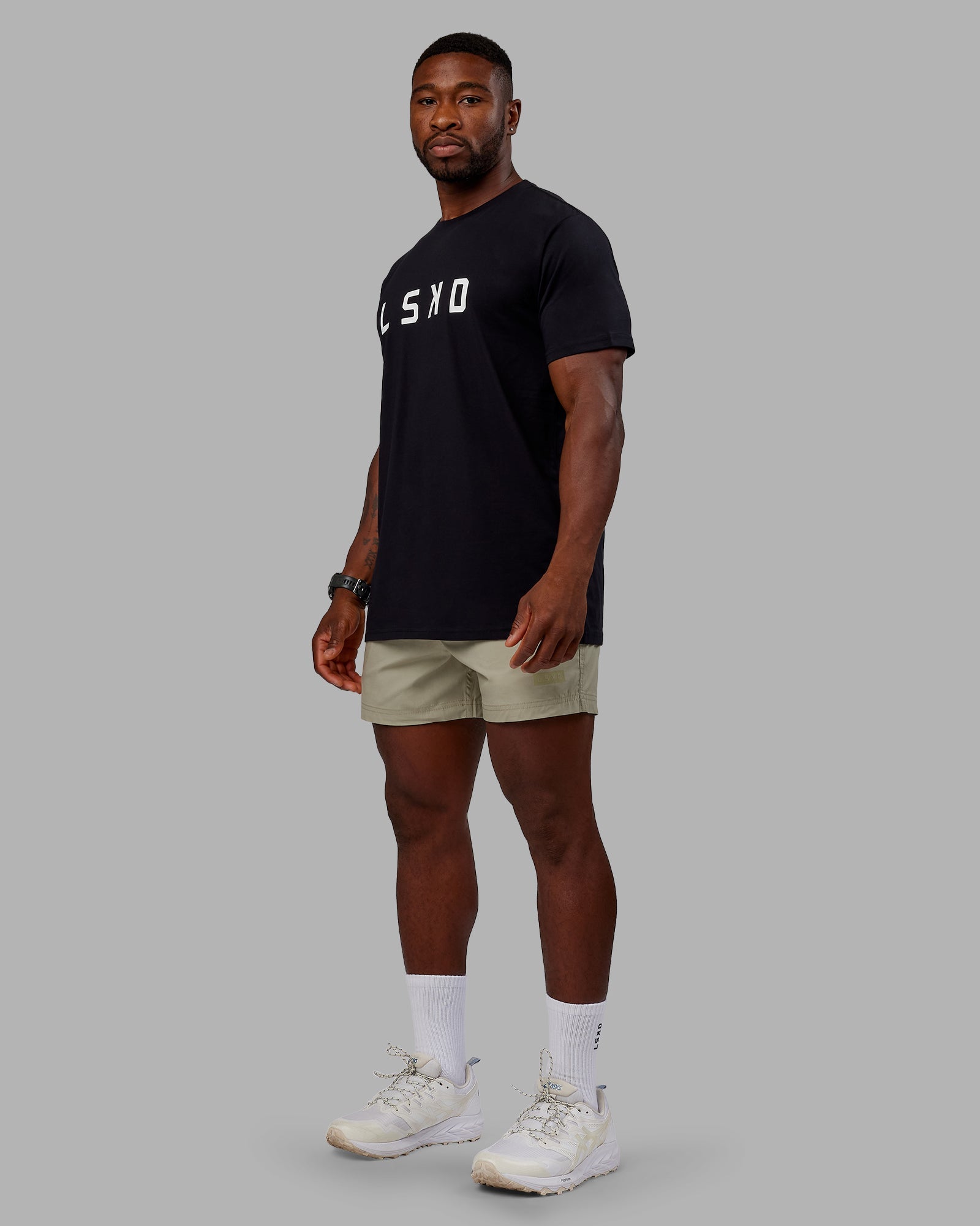 Daily 5 Short - Premium Sustained Grey T-Shirt for Men | Comfortable Casual Wear for Everyday Outfits & Lounge
