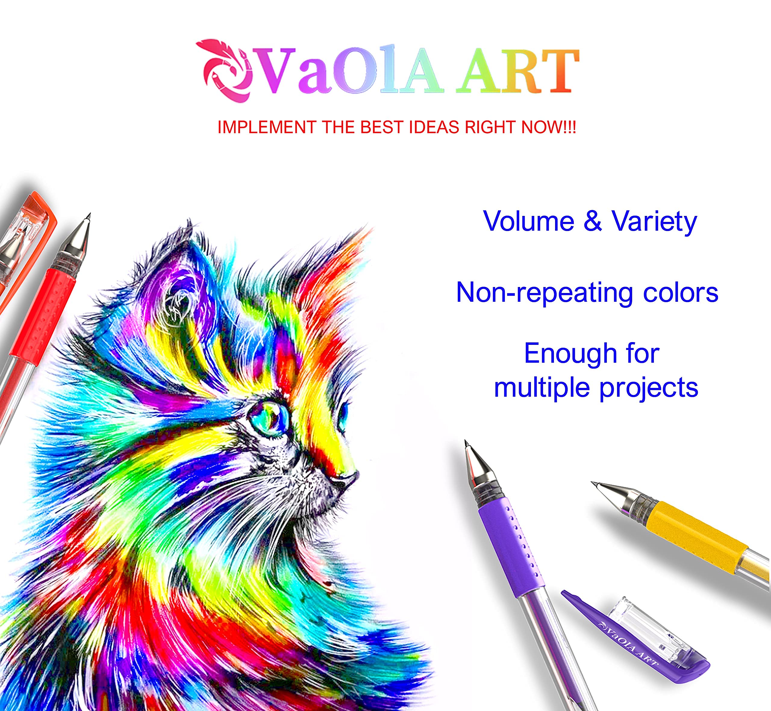 Vibrant Colored Gel Pens Set - 24 & 30 Pack for Bullet Journaling, Note Taking & Art Projects | Smooth Writing, No Bleed, Quick-Dry Ink | Perfect for Students, Office & Creative Work