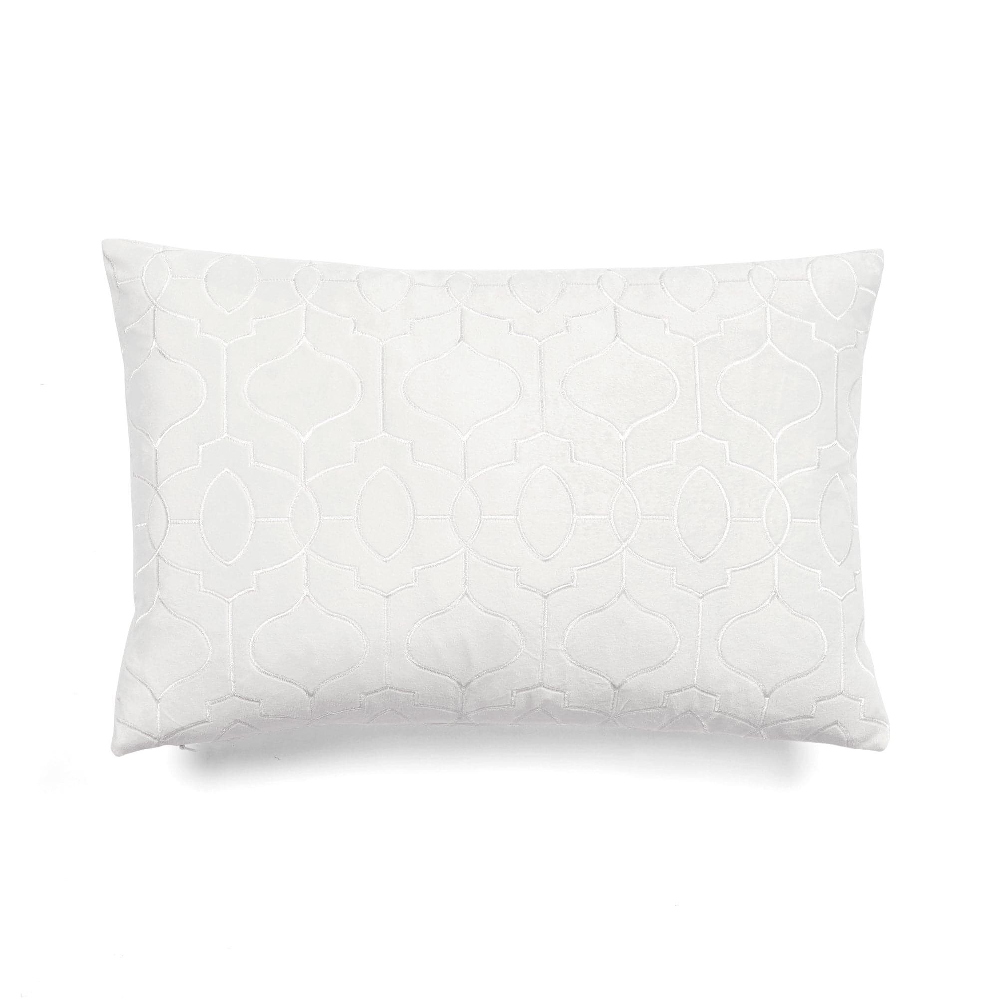 Velvet Geo Decorative Pillow Cover - Modern Geometric Throw Pillow Case for Sofa, Bed & Home Decor - Soft Luxury Cushion Cover for Living Room, Bedroom