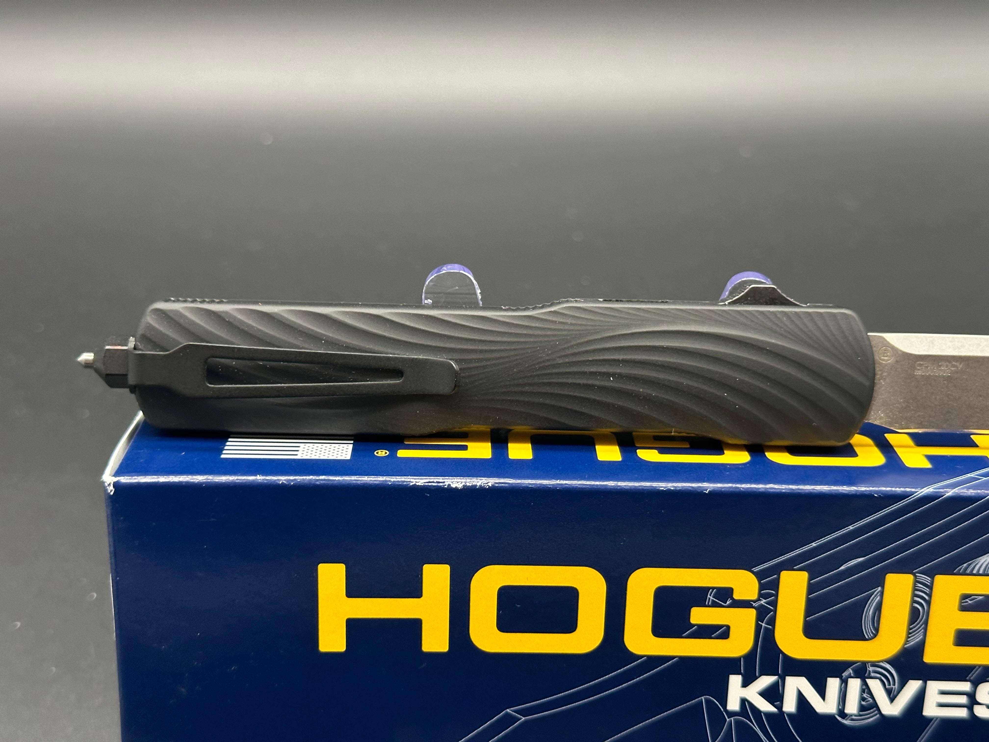 Hogue Counterstrike OTF Automatic Knife - Black G10 Handle, Mascus Tanto Blade - Tactical EDC, Outdoor Survival, Self Defense