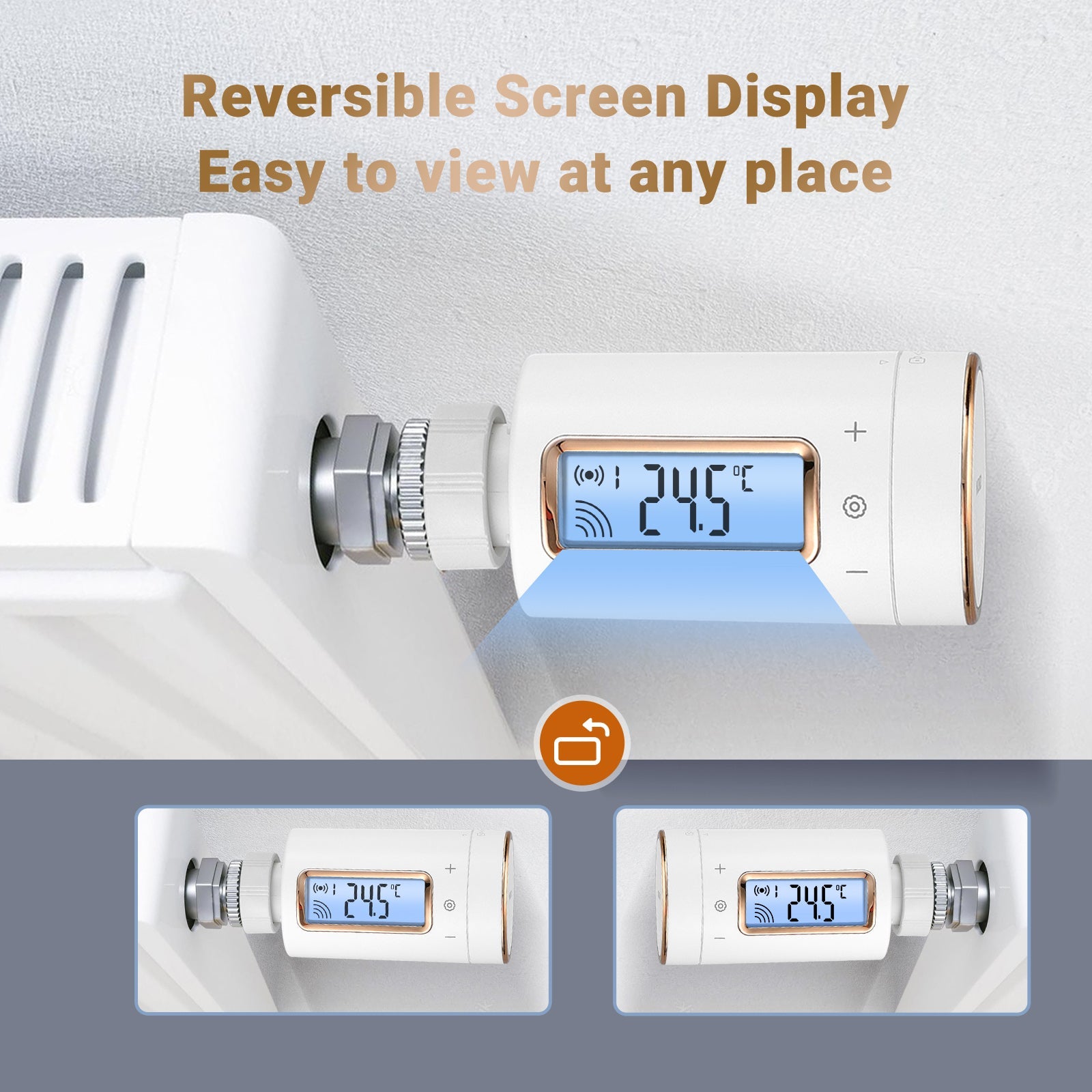 Smart WiFi Radiator Control Valve IRC RW1 - Remote Temperature Control for Home Heating System | Perfect for Smart Homes & Energy Efficiency