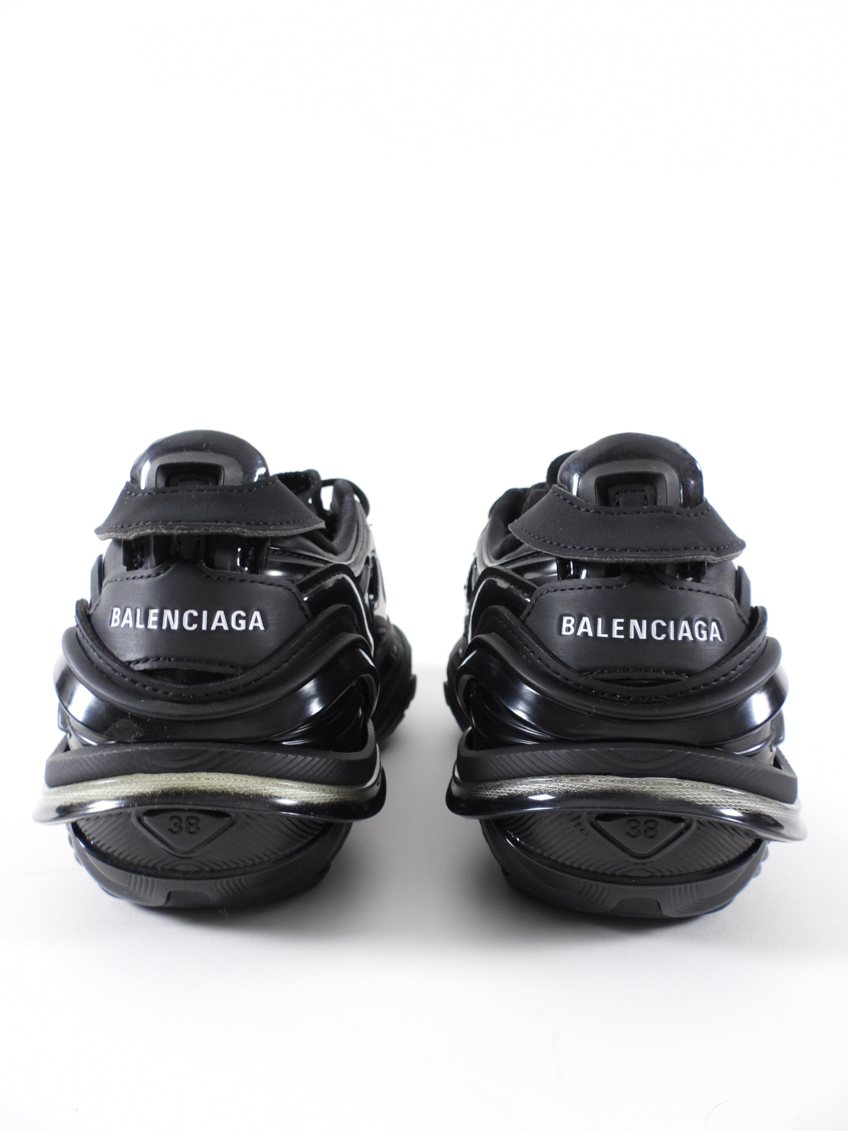 Balenciaga Tyrex Black Low Top Sneakers for Men & Women - Stylish Comfortable Casual Shoes for Running, Walking & Streetwear Fashion | Size 38