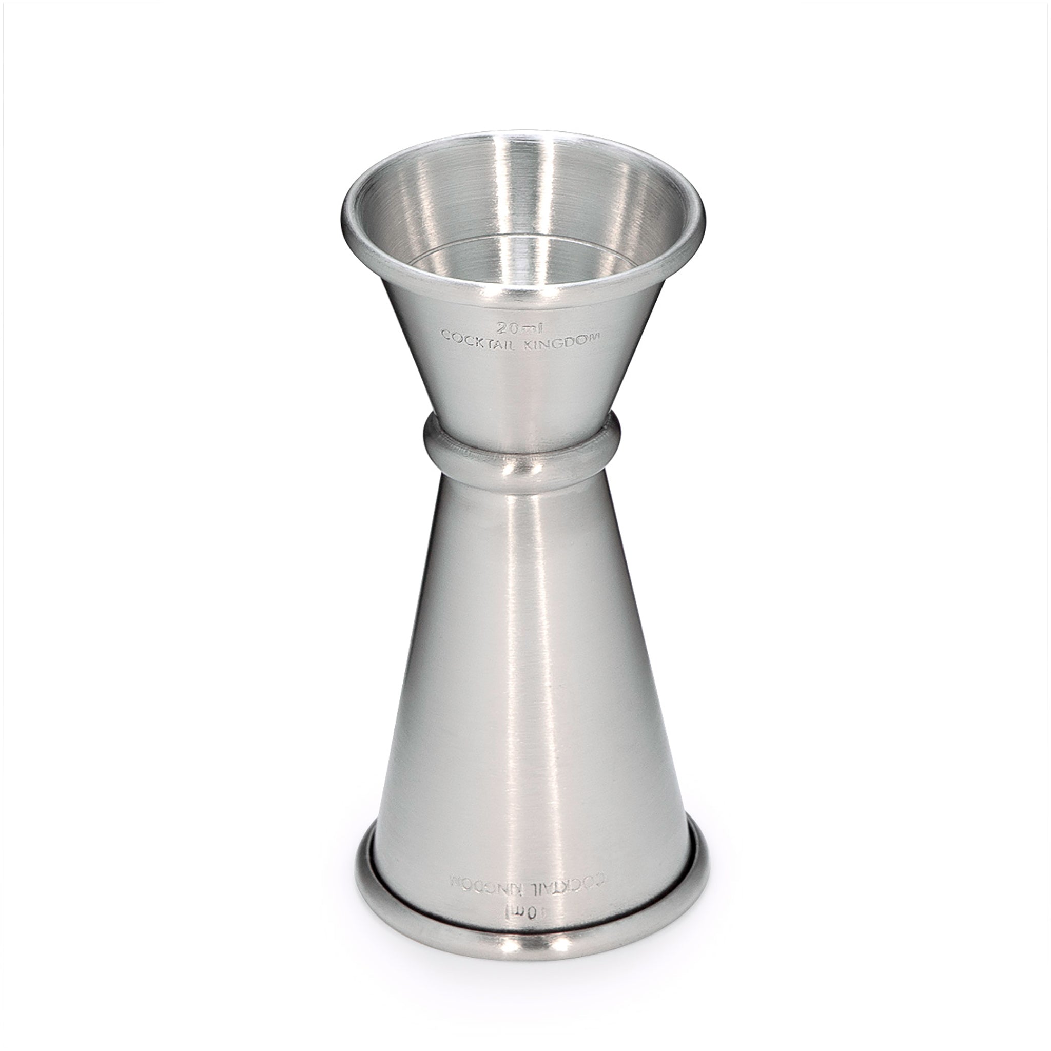 Premium Japanese Style Stainless Steel Jigger - 20ml & 40ml Dual Measuring Cup for Cocktails, Bartending, and Mixology | Perfect for Home Bars & Professional Use