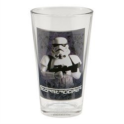Star Wars 16 oz. Drinking Glasses Set of 4 - Collectible Movie Themed Cups for Coffee, Juice, Beer & Home Bar Decor