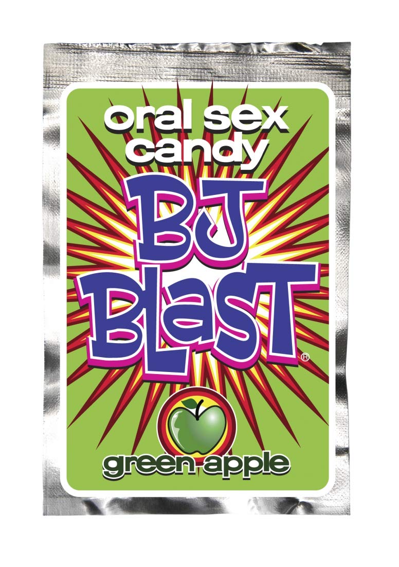 BJ Blast Oral Sex Candy - Green Apple Flavor | Sugar-Free & Tasty | Enhance Intimacy & Pleasure for Couples