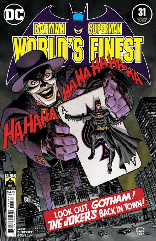 Batman Superman Worlds Finest #31 Cover F Dave Johnson - 85th Anniversary Card Stock Variant Comic Book | DC Comics Collectible for Fans & Investors | Perfect for Display, Gifts & Comic Conventions