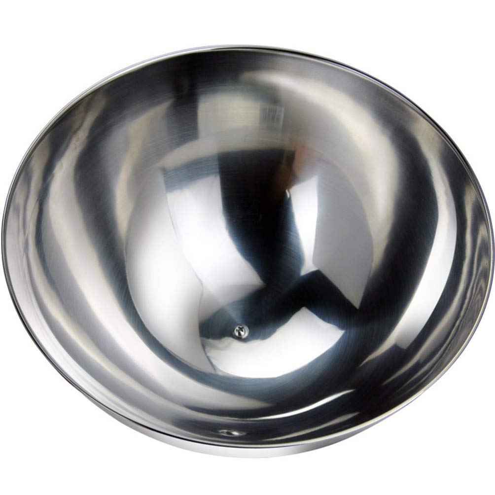 Stainless Steel Food Cover Dome - 12.5 Inch Silver Bead Steaming Lid for Serving Dishes, Griddle Accessories | Perfect for Buffets, BBQs, and Keeping Food Warm at Parties