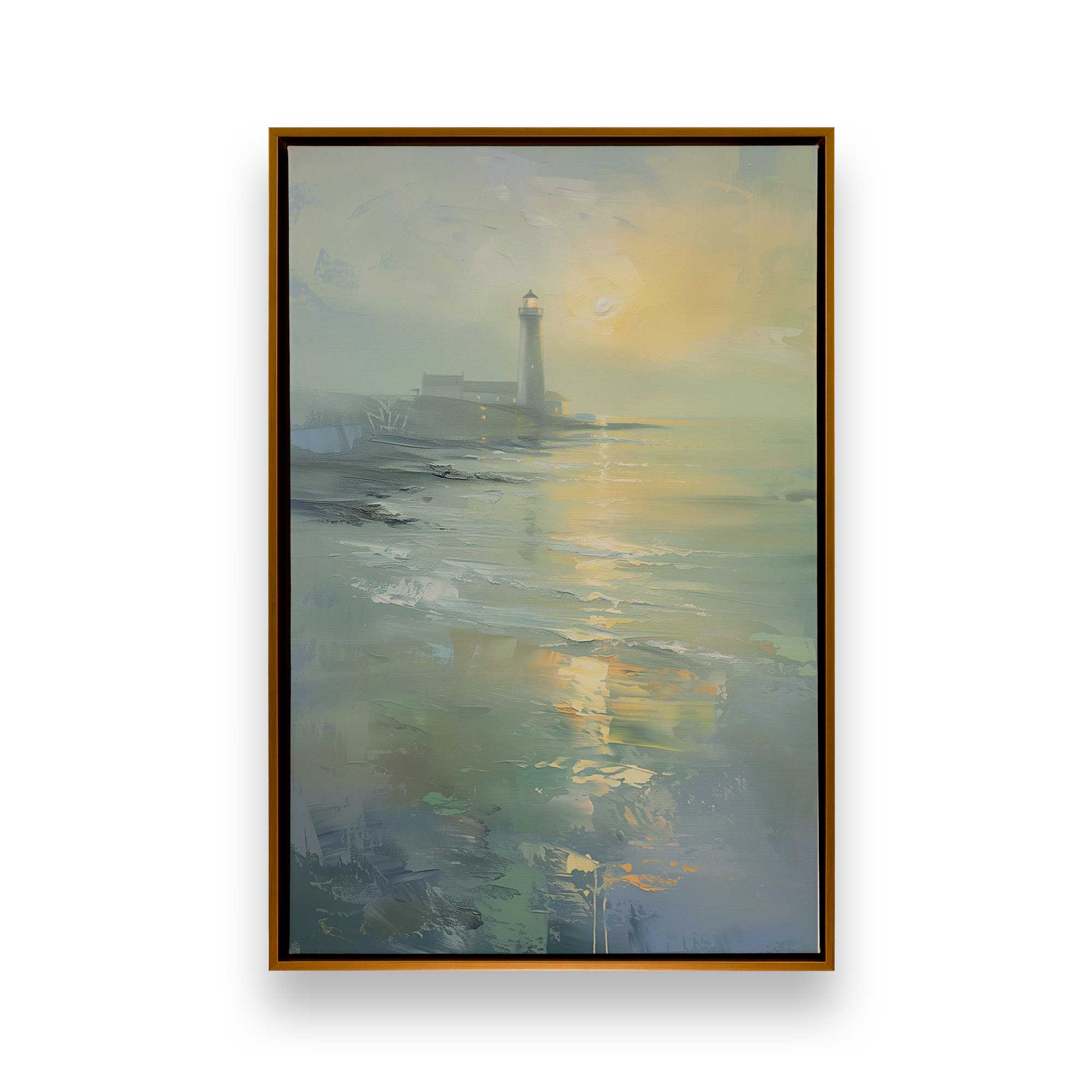 Guiding Light v2 Canvas Wall Art Print - Modern Home Decor for Living Room, Bedroom & Office