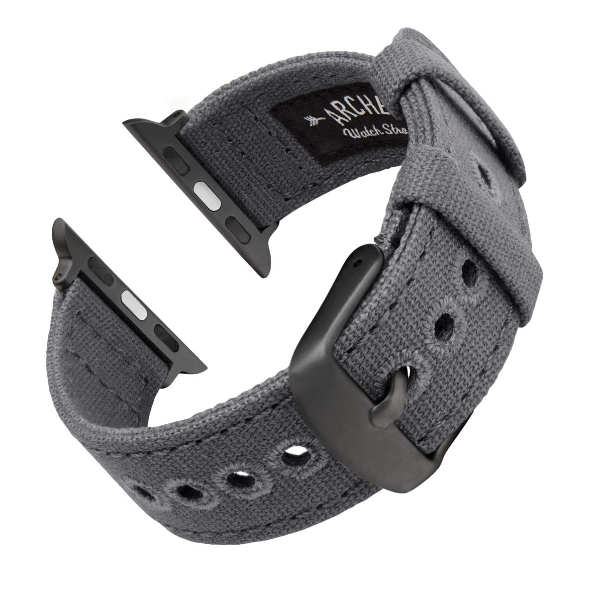 Premium Canvas Watch Bands for Apple Watch - Durable & Comfortable Replacement Straps - Perfect for Outdoor Activities, Workouts & Everyday Wear