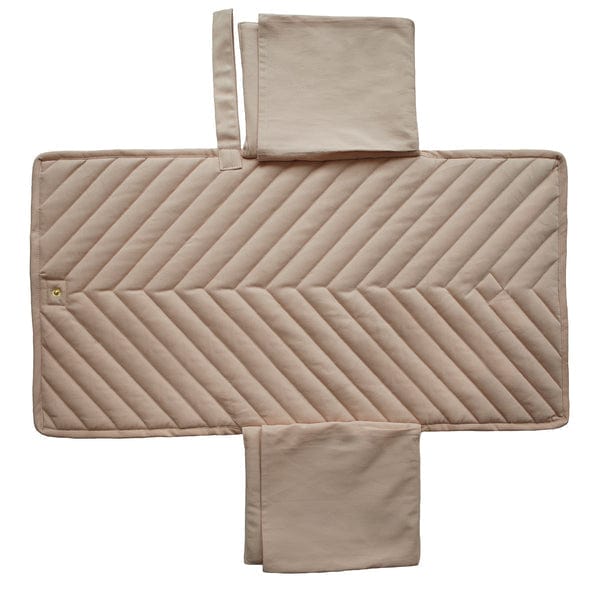 Mushie Portable Baby Changing Pad - Waterproof & Travel-Friendly Diaper Mat for On-the-Go Parents - Perfect for Nursery, Travel, and Outdoor Use