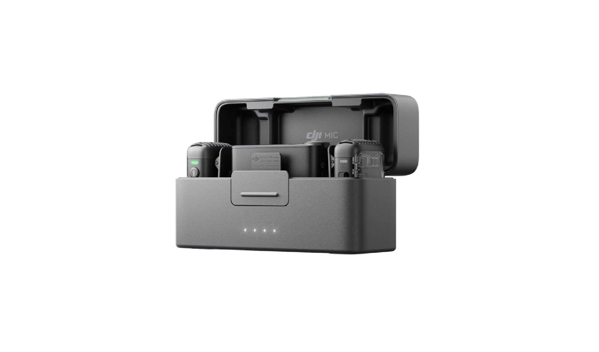 DJI Mic 2 Wireless Lavalier Microphone System (2 Transmitters + 1 Receiver + Charging Case) - FCC Certified for Professional Audio Recording, Vlogging, Interviews & Live Streaming