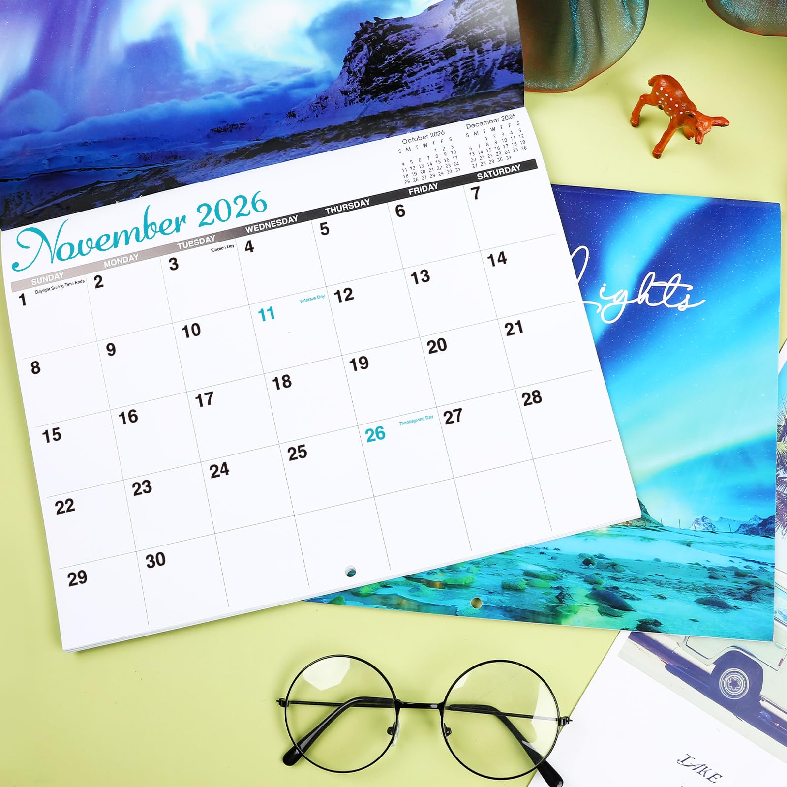 2025-2026 Wall Calendar | 18-Month Planner July 2025 to December 2026 | 8.5
