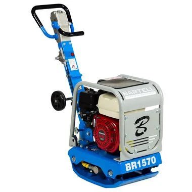 BR1570 Reversible Plate Compactor - Heavy Duty Wacker for Soil & Asphalt Compaction - Perfect for Landscaping, Driveway & Construction Projects