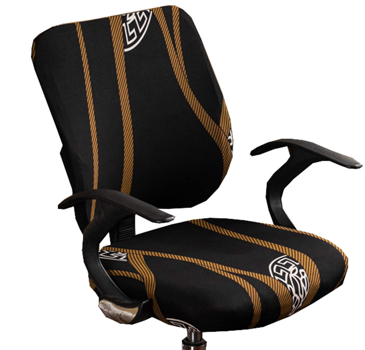 XNN Stretchable Universal Office Chair Cover - Breathable Rotating Chair Slipcover for Computer Desk, Gaming & Home Office Use
