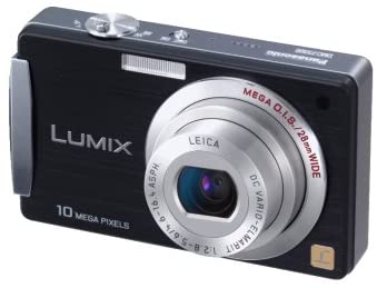 Panasonic Lumix DMC-FX500 12.1MP Digital Camera with 5x Optical Zoom - Black | Compact Point & Shoot for Travel, Vlogging & Everyday Photography