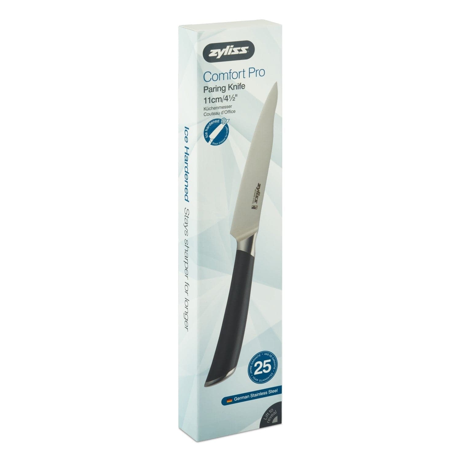 Comfort Pro Paring Knife 11cm / 4.5 Inch - Premium Kitchen Knife for Peeling, Slicing & Precision Cutting - Ideal for Fruits, Vegetables & Detailed Food Prep