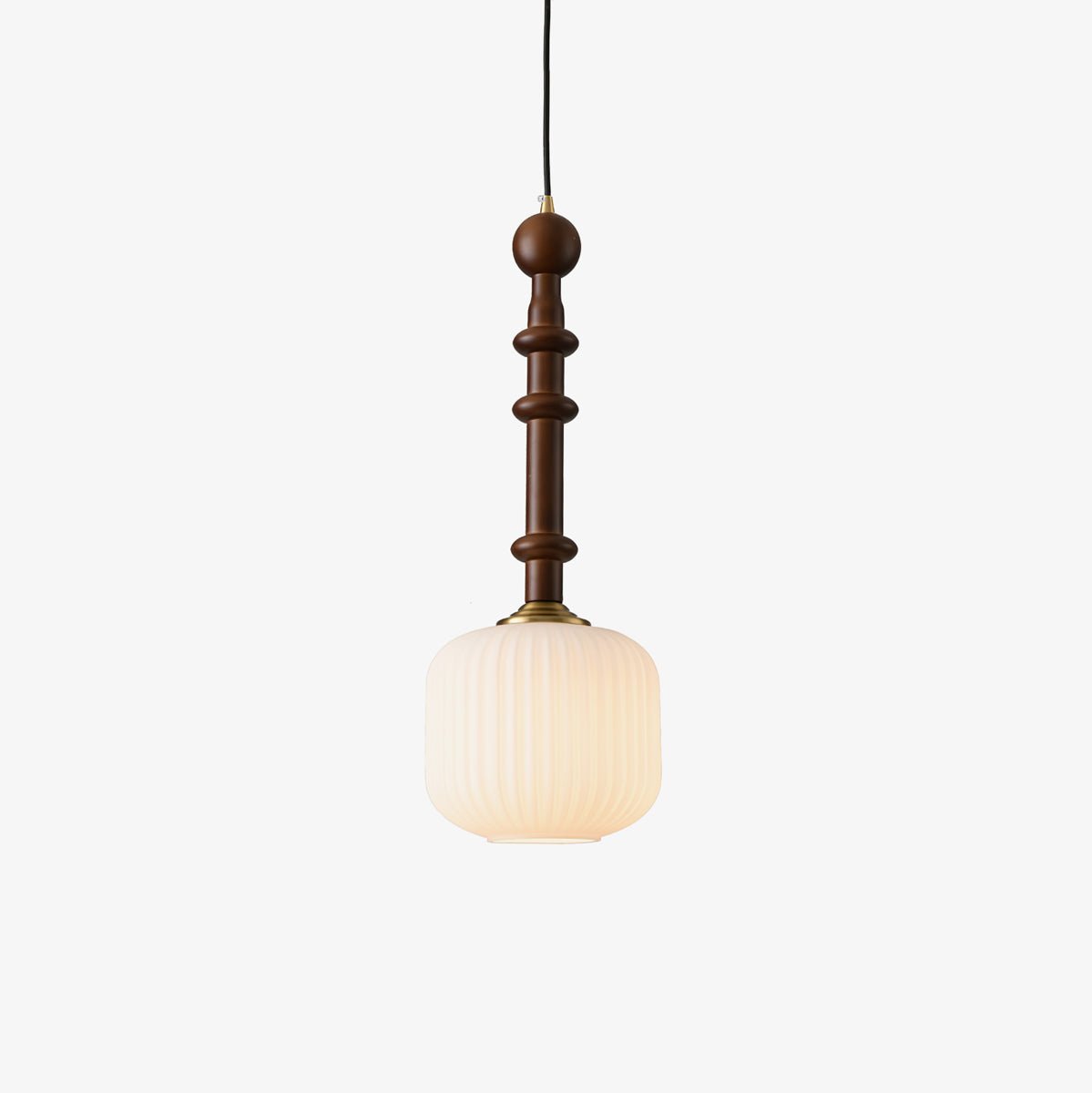 Edison Vintage Wooden Pendant Light - Industrial Style Hanging Lamp for Kitchen Island, Dining Room & Bedroom Decor