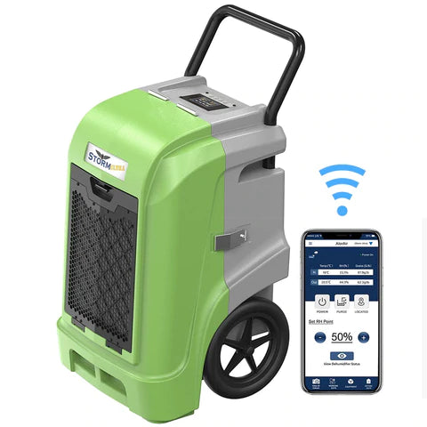 ALORAIR Smart WiFi Storm Ultra Industrial Commercial Dehumidifier with Drain Hose - 90 PPD High Capacity for Basements, Warehouses & Large Spaces