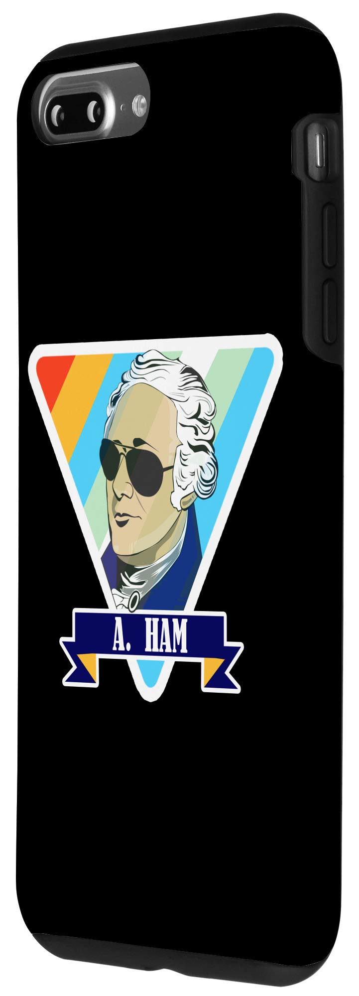 Alexander Hamilton Broadway Musical iPhone 7 Plus/8 Plus Phone Case - Perfect Gift for Kids & Fans of A Ham Costume - Great for School, Cosplay, and Theater Events