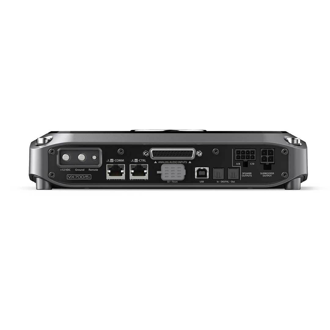 JL Audio JL VX700/5i VXi Series Class D 5-Channel Car Amplifier with Integrated DSP - 700W RMS Power for Premium Car Audio Systems - Perfect for Upgrading Your Vehicle's Sound System