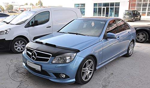 Mercedes C Class W204 (2008-2010) Car Hood Bra Cover - Protective Bonnet Mask for C-Class Sedan - Perfect for Road Trips & Car Shows