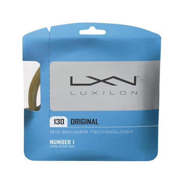 Luxilon Big Banger Original 130 Tennis String Set - Premium Performance for Competitive Players & Stringing Professionals