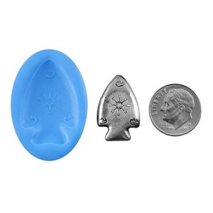 Vintage Arrowhead Mold - Handcrafted Antique Arrowhead Replica for Jewelry Making, DIY Crafts, Historical Reenactments & Home Decor - Perfect for Necklaces, Earrings, and Medieval Costume Accessories - Ideal for Renaissance Fairs, Gift Giving, and Unique Handmade Jewelry Designs - Great for Historical Collectors, Jewelry Artists, and Medieval Themed Parties